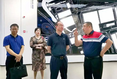 辽宁法库经开区考察团莅临爱游戏（中国）参观