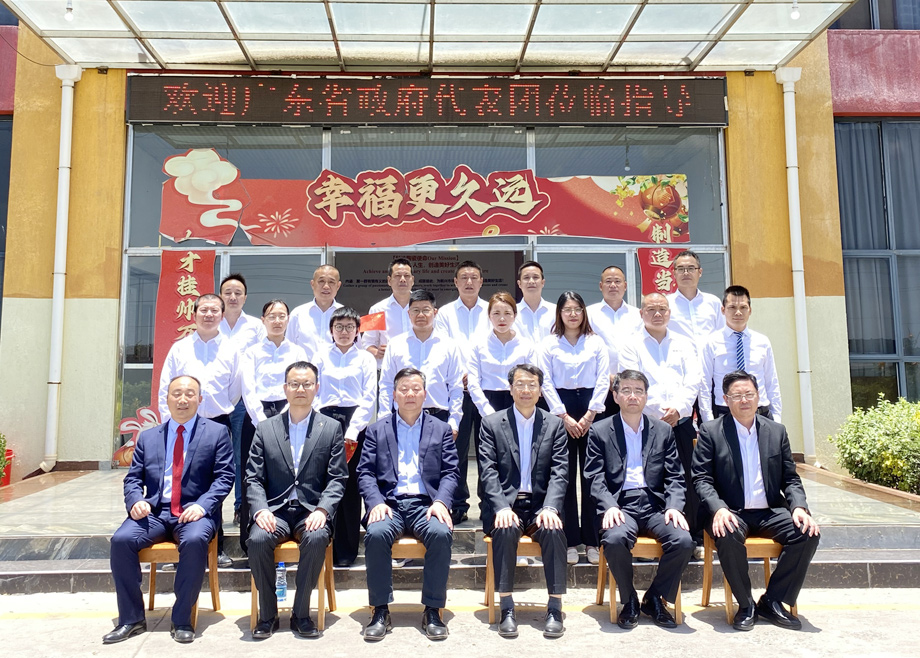 广东省委常委、常务副省长张虎率团考察爱游戏（中国）（肯尼亚）陶瓷